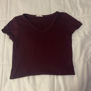 v neck shirt